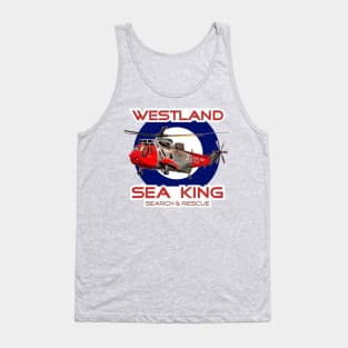 Westland Sea King Search and rescue helicopter of the Royal Navy  in RAF roundel, Tank Top